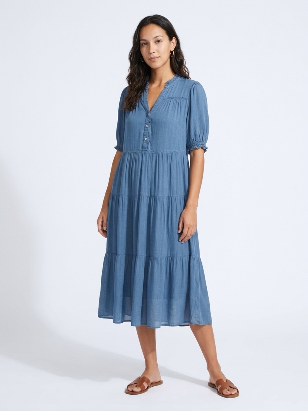 Women's Kate & Sam Denim Midi Dress Size Small